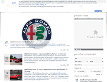 Tablet Screenshot of alfaromeopress.cz